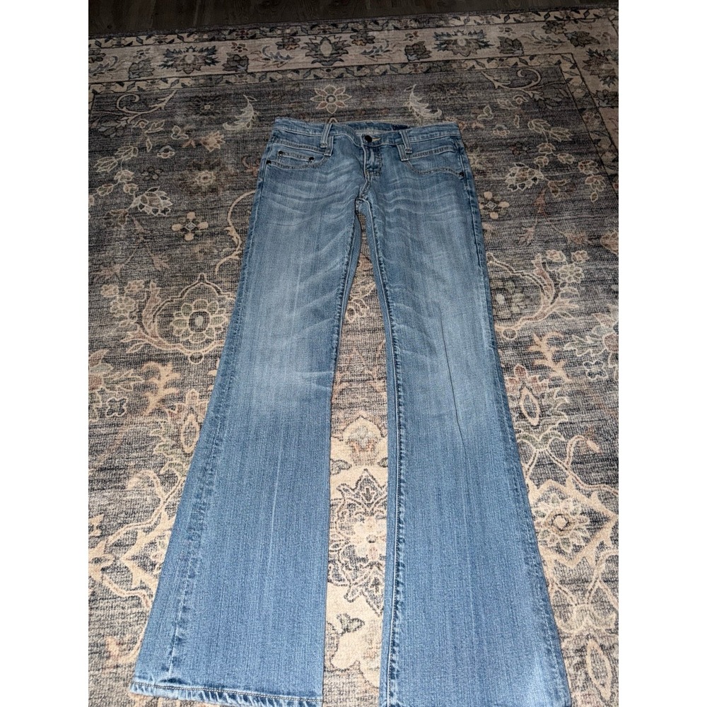 Vintage Y2K Anoname Low Rise Bootcut Jeans Light Wash